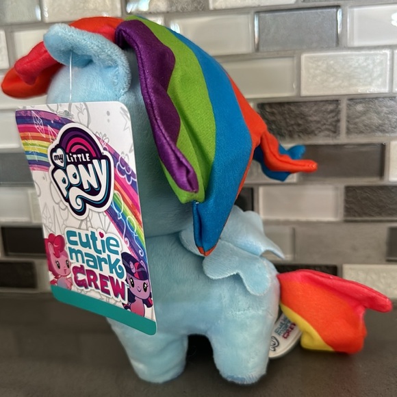 My Little Pony: Cutie Mark Crew RAINBOW DASH Plush / Hasbro / Kawaii / BRAND NEW - Picture 5 of 13